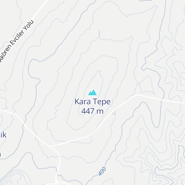 Map of Kara Tepe