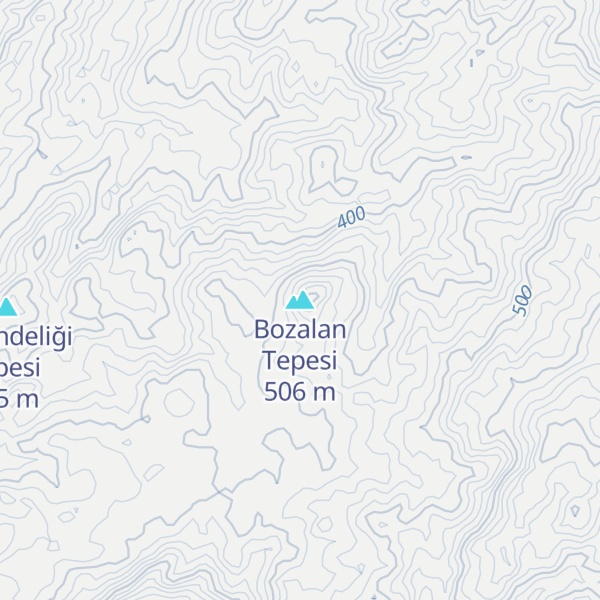 Map of Bozalan Tepesi