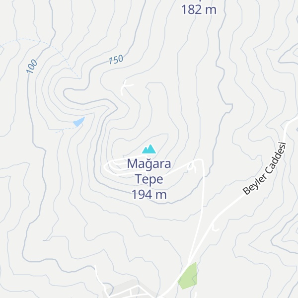 Map of Mağara Tepe