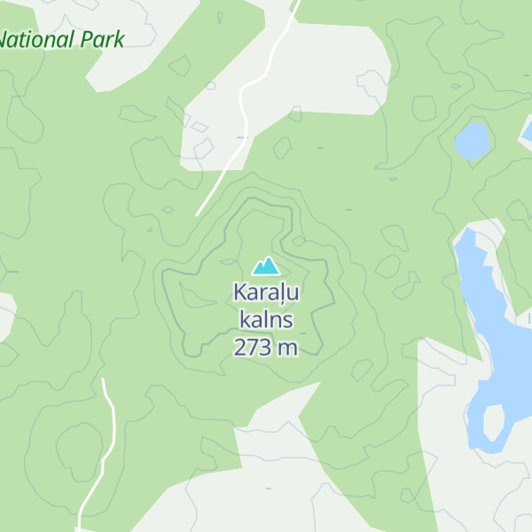 Map of Karaļu kalns