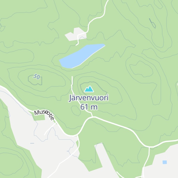 Map of Järvenvuori
