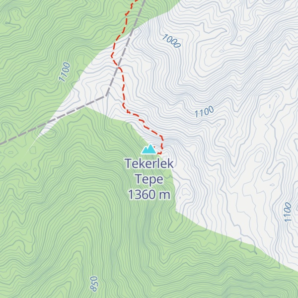 Map of Tekerlek Tepe