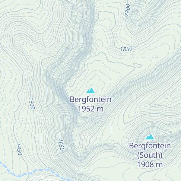 Map of Bergfontein