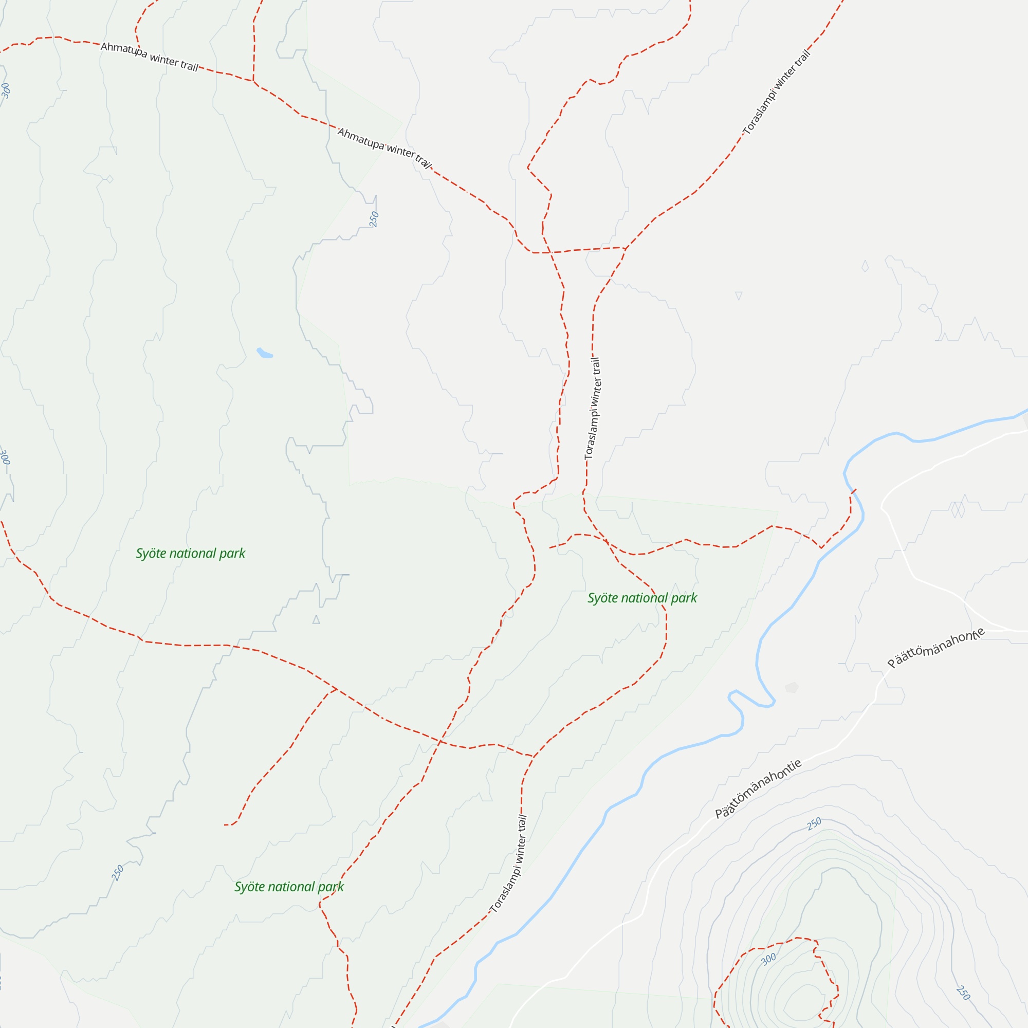 Koiratupa Day Trip Hut map