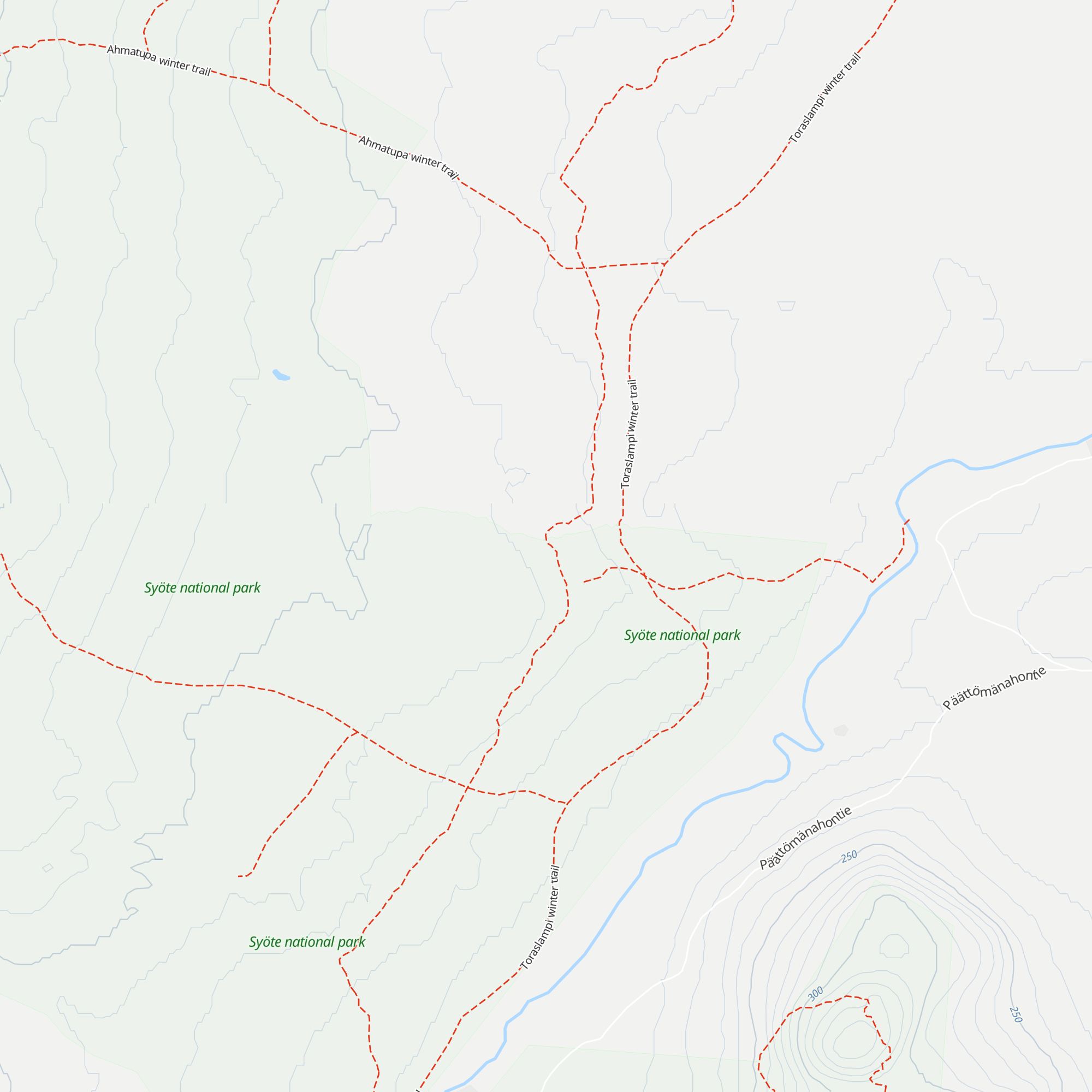 Koiratupa Day Trip Hut map