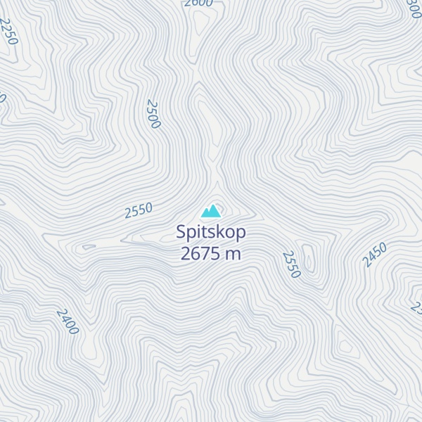 Map of Spitskop