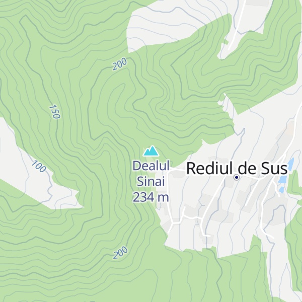 Map of Dealul Sinai