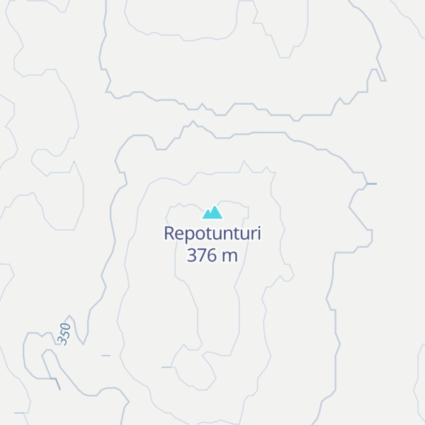Map of Repotunturi