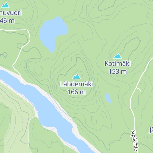 Map of Lähdemäki