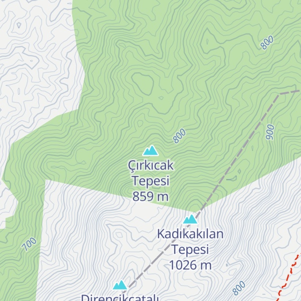 Map of Çırkıcak Tepesi