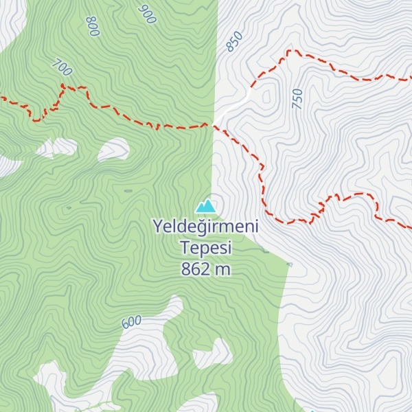 Map of Yeldeğirmeni Tepesi
