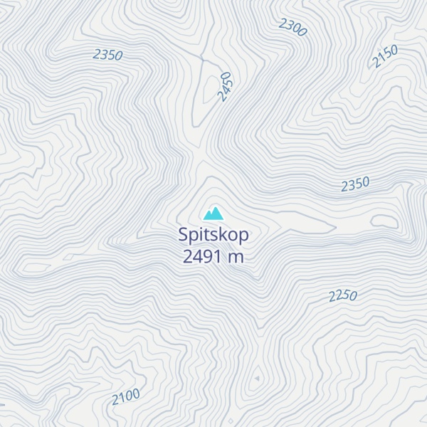 Map of Spitskop