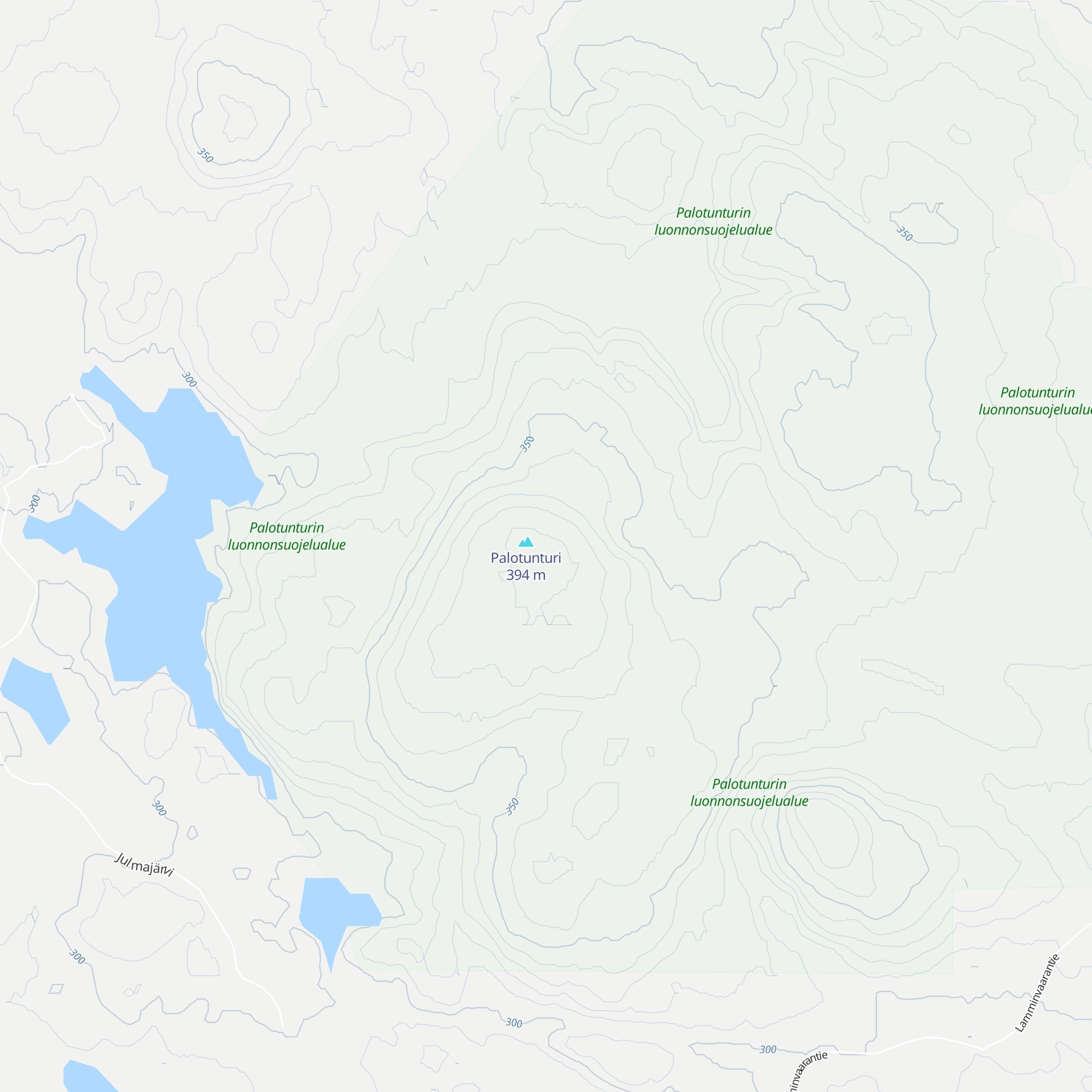 Pernu Palotunturi Open Wilderness Hut map