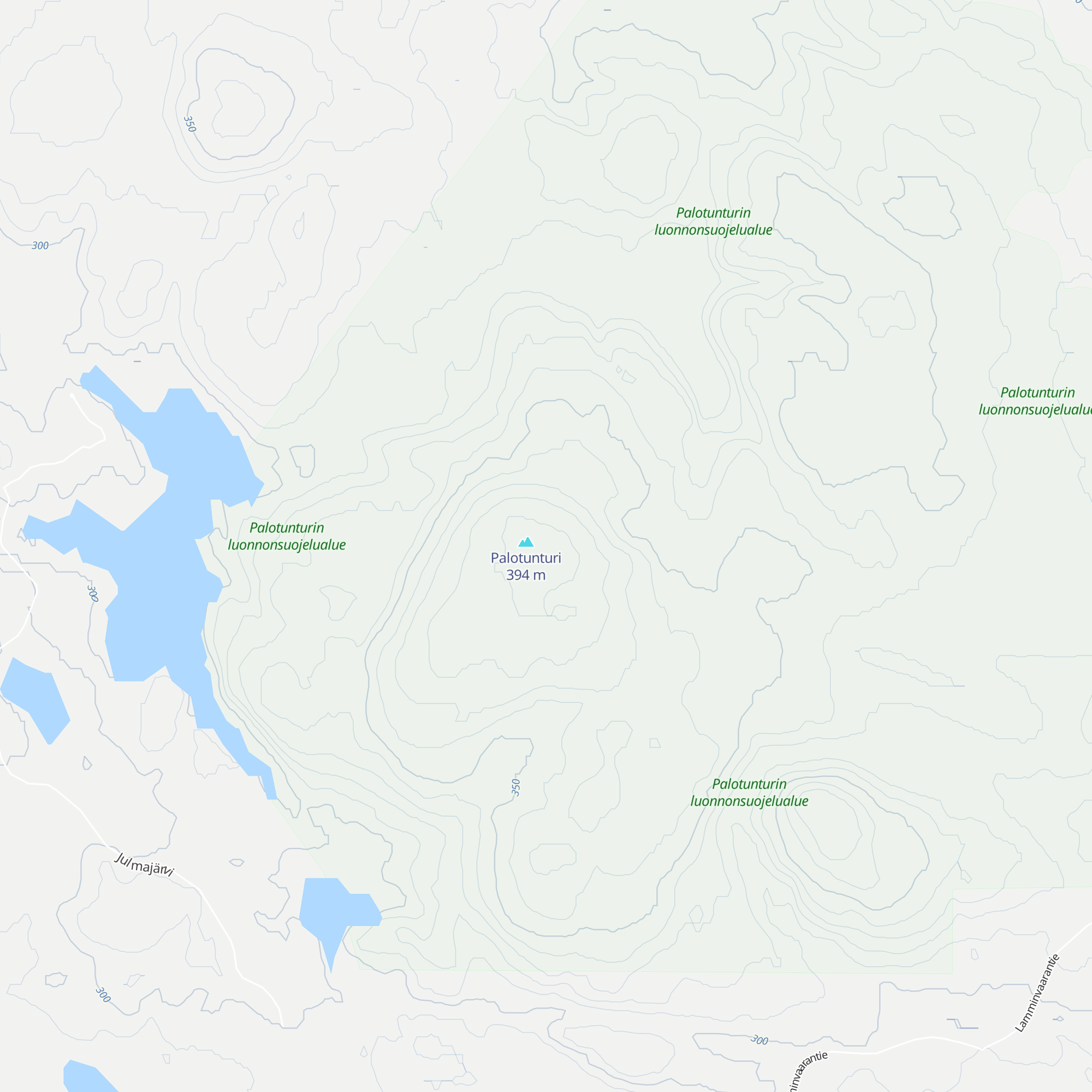 Pernu Palotunturi Open Wilderness Hut map