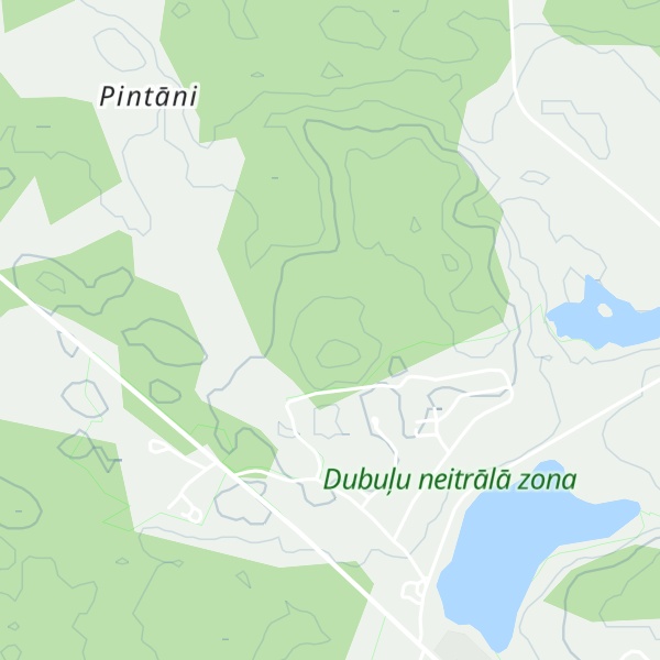 Map of Dubuļu kalns