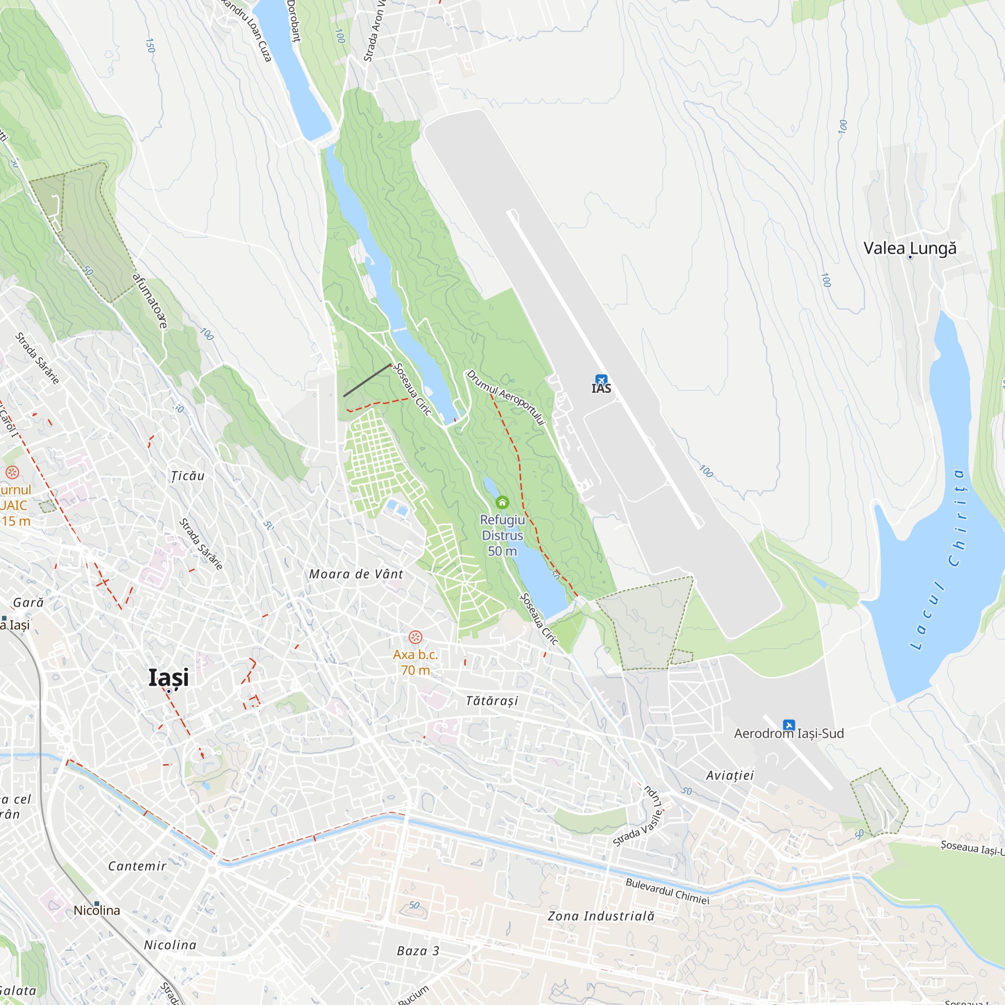 Refugiu Distrus map