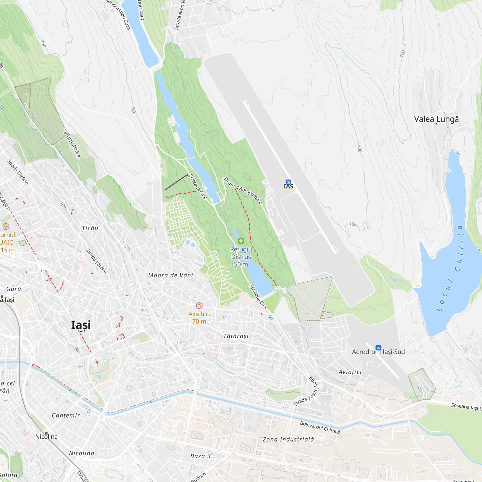 Refugiu Distrus map