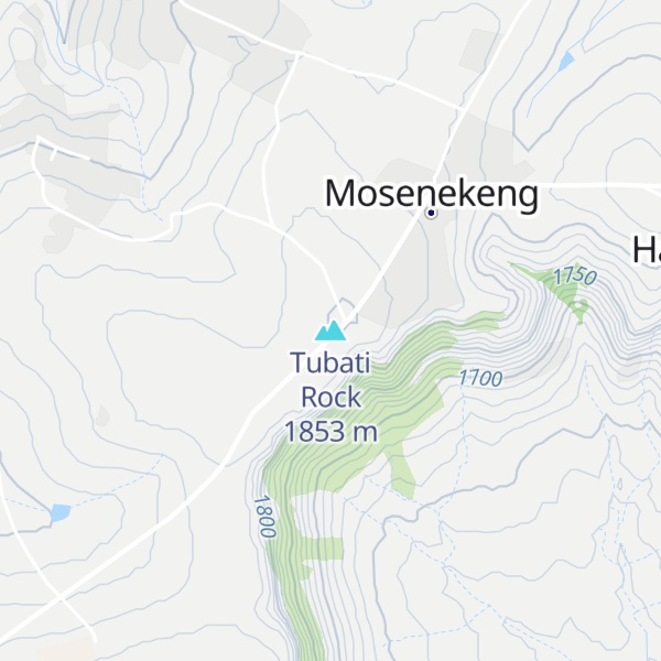 Map of Tubati Rock