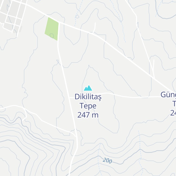 Map of Dikilitaş Tepe