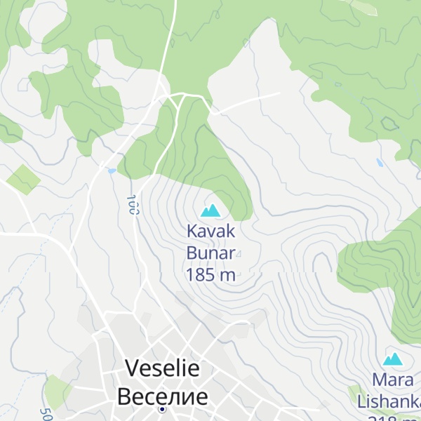 Map of Kavak Bunar