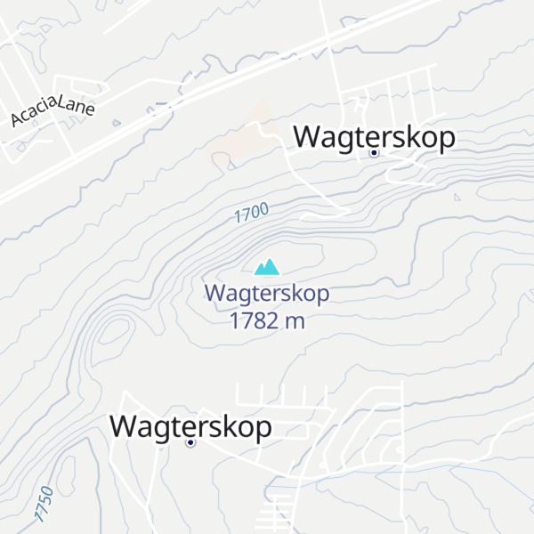 Map of Wagterskop
