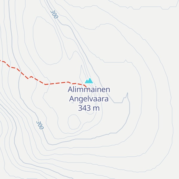 Map of Palovartijan maja, autiotupa
