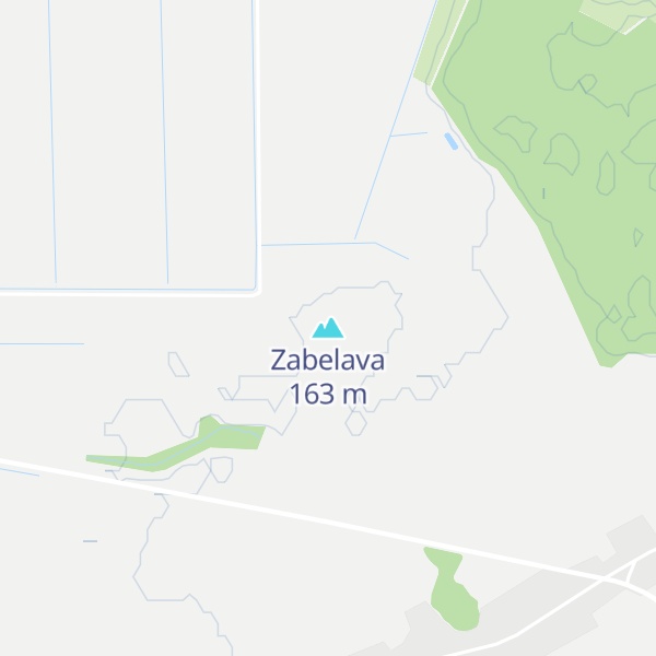 Map of Zabelava