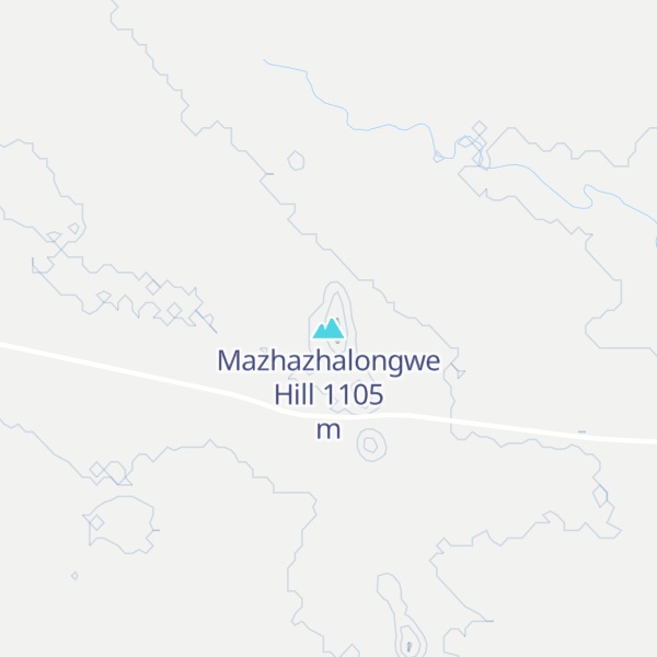 Map of Mazhazhalongwe Hill