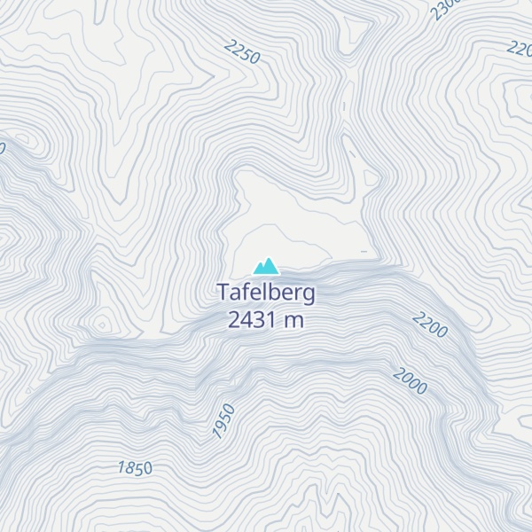 Map of Tafelberg