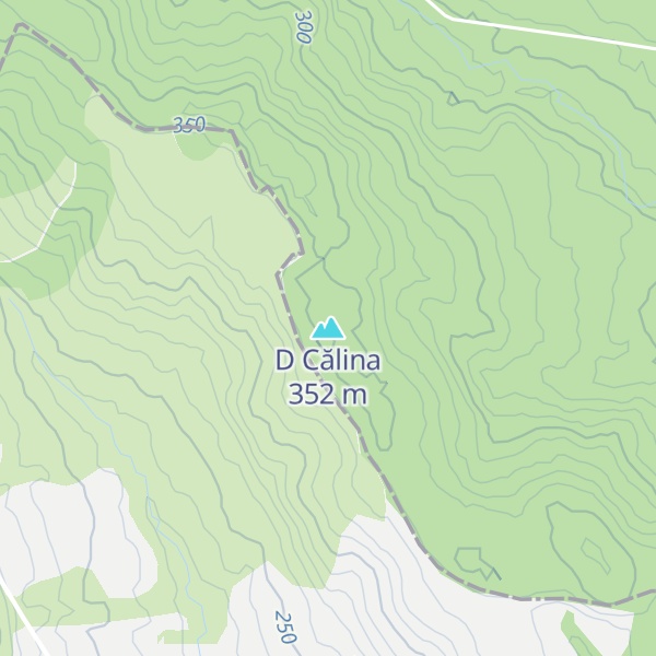 Map of D Călina