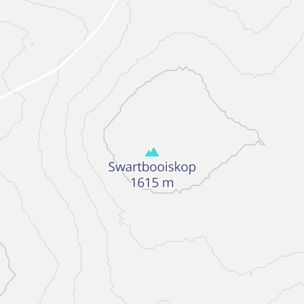 Map of Swartbooiskop