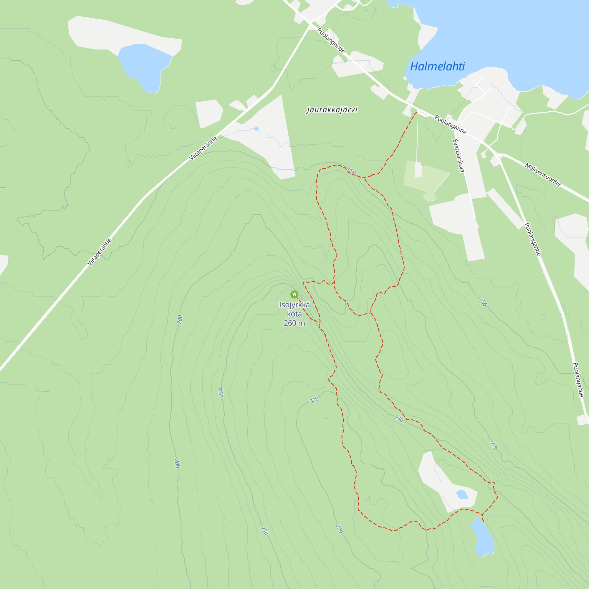 Isojyrkkä kota map