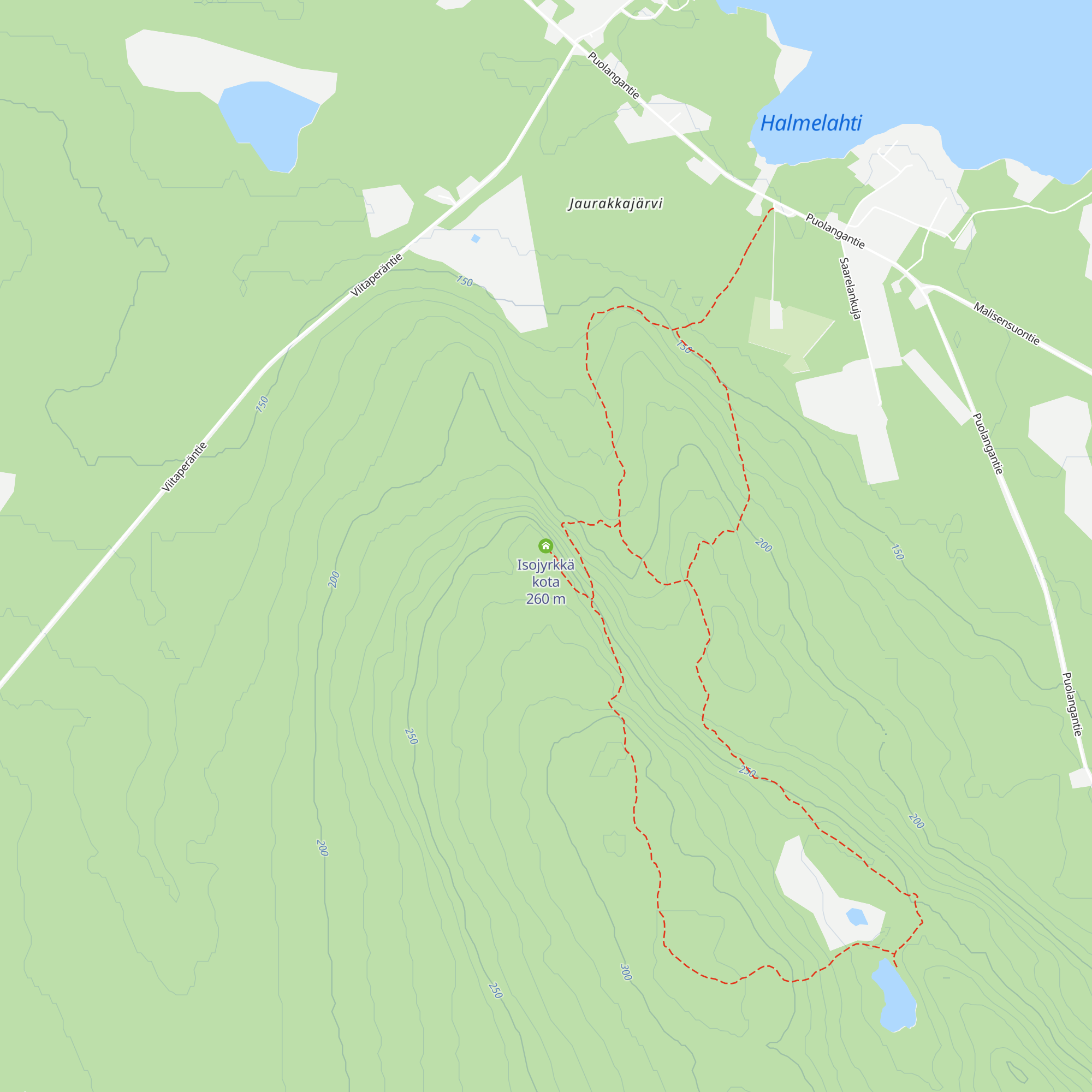 Isojyrkkä kota map