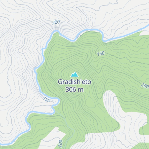 Map of Gradish'eto