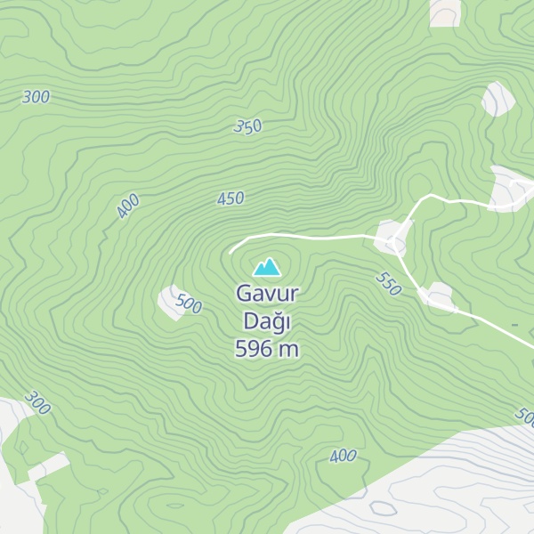 Map of Gavur Dağı
