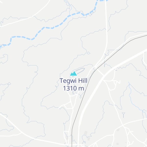 Map of Tegwi Hill