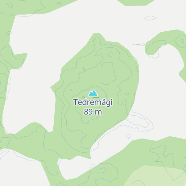 Map of Tedremägi