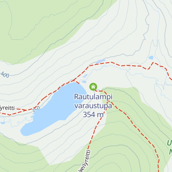 Map of Rautulampi Day-use Hut