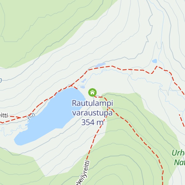 Map of Rautulampi varaustupa