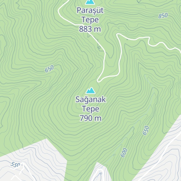 Map of Sağanak Tepe