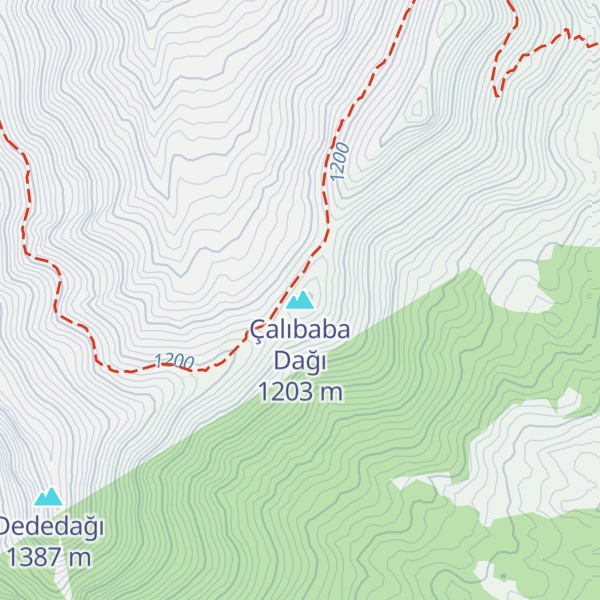 Map of Çalıbaba Dağı
