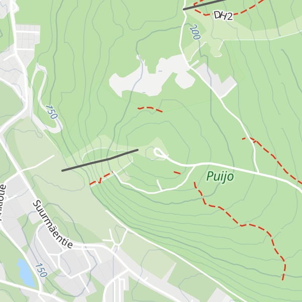 Map of Puijo