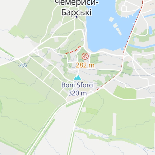 Map of Boni Sforci