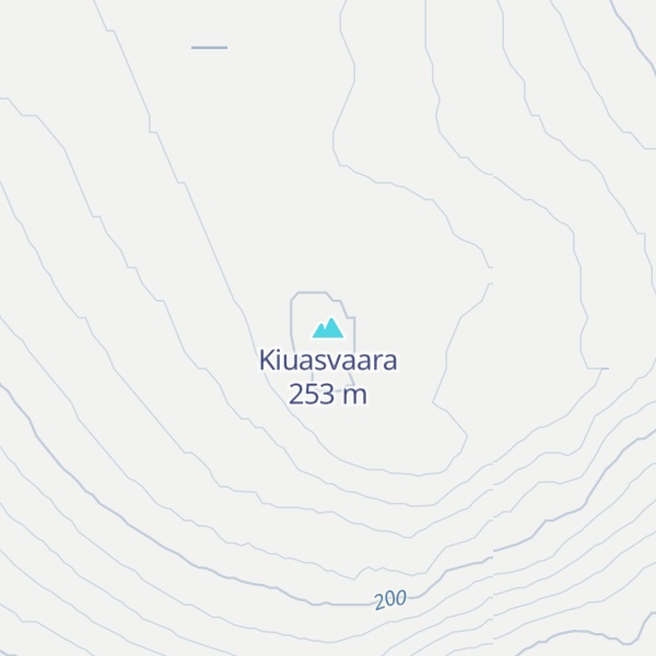 Map of Kiuasvaara