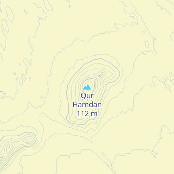 Map of Qur Hamdan