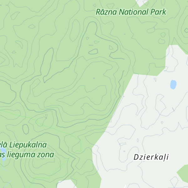 Map of Dzerkaļu kalns