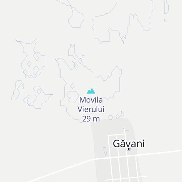 Map of Movila Vierului