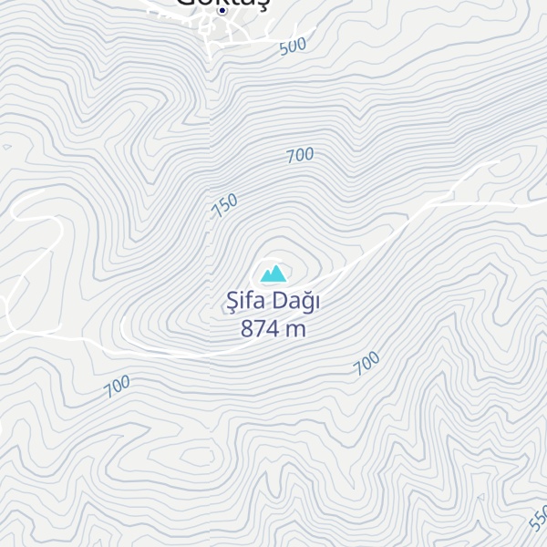 Map of Şifa Dağı