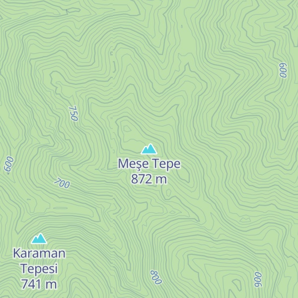 Map of Meşe Tepe