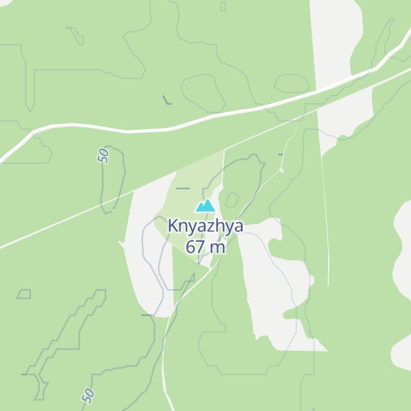 Map of Knyazhya